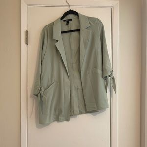 NEW Sea foam Green Blazer Forever 21